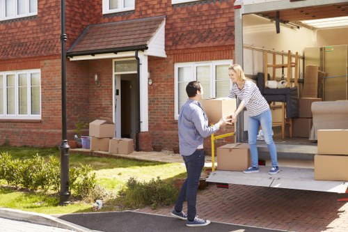 Office relocation team preparing a Paddington commercial move