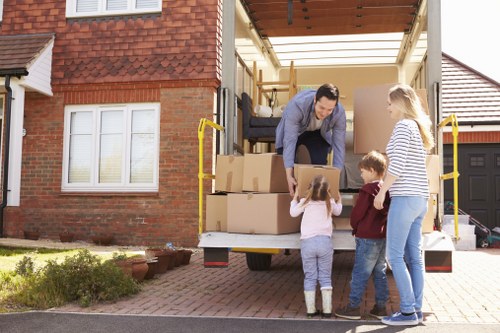 Paddington residents using a van for furniture transport