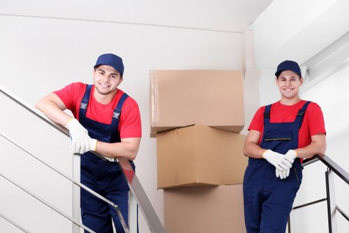 Commercial moving team planning an office relocation in Paddington