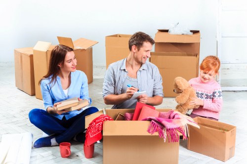 Professional movers loading belongings for a Paddington relocation