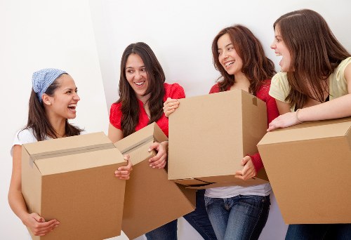 Removal team planning a house move in Paddington near busy central London streets