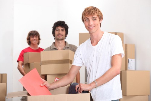 Paddington business office move with furniture and boxes