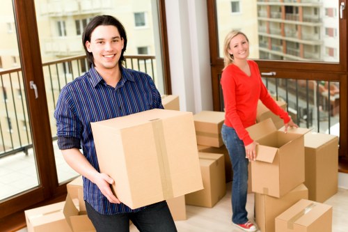 Paddington Removals handling donation-ready furniture and recyclable packing materials